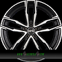 DBV VIENNA II 8,5x19 5x120 ET35.00 schwarz glänzend front poliert