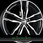 DBV VIENNA II 8,5x19 5x120 ET35.00 schwarz glänzend front poliert