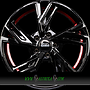 MAM MAM RS5 8,5x19 5x120 ET35.00 black painted red inside (bpri)