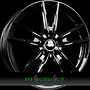 DEZENT KF 6x16 5x100 ET35.00 black - schwarz glänzend