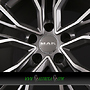 MAK UNION 8,5x19 5x112 ET44.00 gun metal mirror face