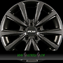 OXXO LIBERTY (OX17) 7,5x18 5x112 ET40.00 dark - gunmetal