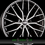 FONDMETAL MAKHAI 8,5x19 5x120 ET41.00 glossy black machined