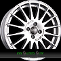 OZ SUPERTURISMO GT 7x16 4x108 ET25.00 race silver + black lettering