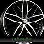  DS2 9x20 5x120 ET45.00 schwarz hochglanzpoliert