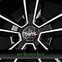  GIORGIONE 8x18 5x112 ET45.00 black glossy polished