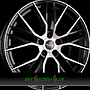 GLADIO 8,5x19 5x112 ET35.00 black glossy polished