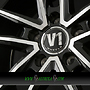  V3 8x18 5x112 ET40.00 schwarz glanz poliert sp+