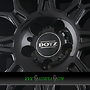 DOTZ LONGBEACH 9,5x21 5x112 ET37.00 dark - schwarz glänzend poliertes horn