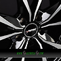 AUTEC BRIXEN (BR) 7x17 5x112 ET43.00 schwarz poliert