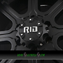  R13 9,5x22  ET15.00 matte black