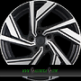  AC-521 8x19 5x108 ET47.50 black polished