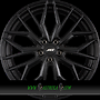 AEZ PORTO 8,5x21 5x114,3 ET43.50 black - black matt