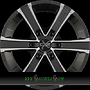 OZ SAHARA 6 8x17 6x139,7 ET45.00 matt graphite diamond cut
