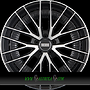 FONDMETAL KARI 9x21 5x112 ET48.00 glossy black machined