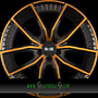 FONDMETAL ELATHA 8,5x21 5x114,3 ET42.00 glossy black bronze machined