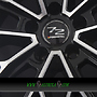 FONDMETAL 1972 10,5x20 5x114,3 ET28.00 glossy black machined