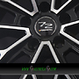 FONDMETAL 1972 10,5x20 5x114,3 ET45.00 glossy black machined