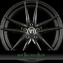  V3 8x18 5x112 ET48.00 schwarz glanz lackiert sw+
