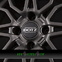 DOTZ LIMEROCK 7x17 4x100 ET44.00 grey - gunmetal