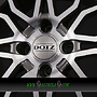 DOTZ LIMEROCK 6,5x16 4x108 ET25.00 dark - gunmetal frontpoliert