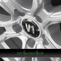  V1 9x20 5x120 ET45.00 solid titanium silber