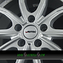 AUTEC VIDRON (VN) 7,5x18 5x112 ET40.00 brillantsilber