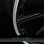 DOTZ SONOMA 9,5x20 5x112 ET20.00 dark - schwarz matt poliertes horn