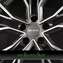MAK UNION 8,5x19 5x112 ET31.00 gun metal mirror face