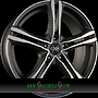 OZ X5B 8x18 5x110 ET38.00 matt graphit diamond cut
