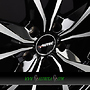 AUTEC BRIXEN (BR) 8x20 5x114,3 ET40.00 schwarz poliert