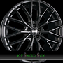 FONDMETAL MAKHAI 10x21 5x108 ET38.00 glossy black