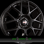 BBS XR 7,5x17 5x114,3 ET35.00 schwarz glanz