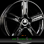 DEZENT KG 7,5x19 5x108 ET43.50 black - schwarz