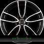 MAK EVO 9x18 5x112 ET50.00 black mirror face