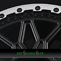 FONDMETAL BLUSTER 8,5x17 5x127 ET37.00 matt black machined lip