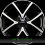  MIRA 6,5x16 4x108 ET25.00 diamond black front polished