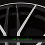  GLADIO 9x21 5x108 ET42.00 black glossy polished