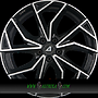 ALUTEC ADX.02 8x20 5x112 ET45.10 diamant-schwarz frontpoliert