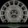 OZ RALLY RACING 8x18 5x120 ET56.00 dark graphite + silver lettering