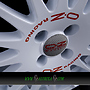 OZ SUPERTURISMO WRC 7x17 4x100 ET40.00 race white + red lettering