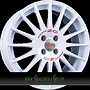 OZ SUPERTURISMO WRC 7x17 4x100 ET35.00 race white + red lettering