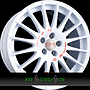 OZ SUPERTURISMO WRC 8x17 5x100 ET35.00 race white + red lettering