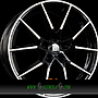  ALLA 8x19 5x112 ET35.00 nero s machined - schwarz glanz frontpoliert