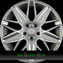  EVOLUZIONE 8x18 5x112 ET42.00 titan silver polished