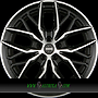  SPIDER 8,5x19 5x112 ET30.00 black matt polished