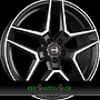  RF-06 9,5x20 5x120 ET40.00 black matt polished