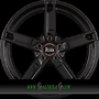 MAM MAM W4 6x15 5x112 ET43.00 black painted (bp)
