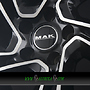 MAK APOLLO 6x15 4x100 ET40.00 black mirror face