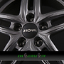 RONAL R65 7x18 4x100 ET37.00 cerium grey